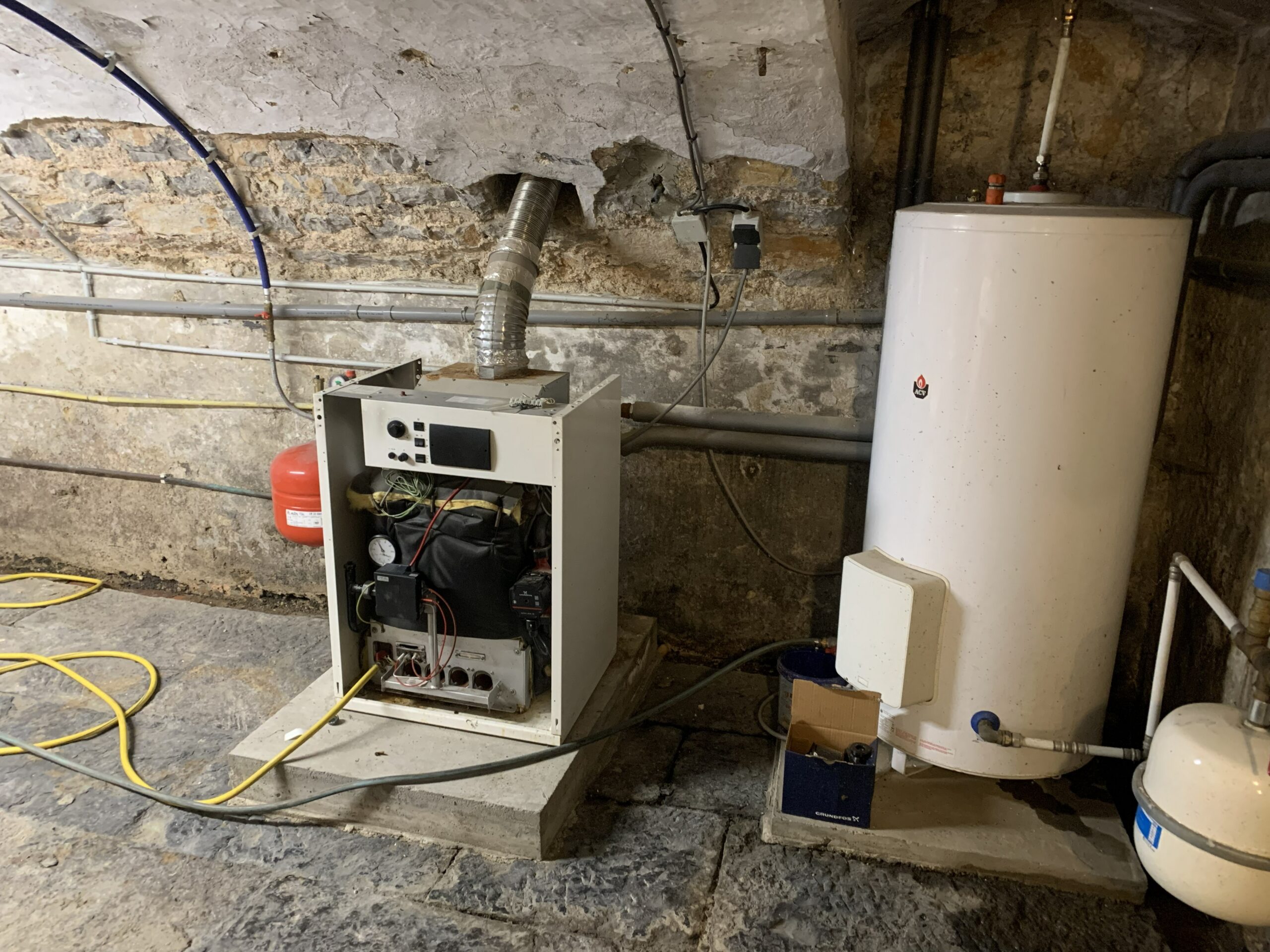 Avant — Chaudière Weishaupt WTC-GW